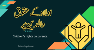 اولاد کے حقوق
