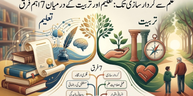 تعلیم اور تربیت میں سات فرق
