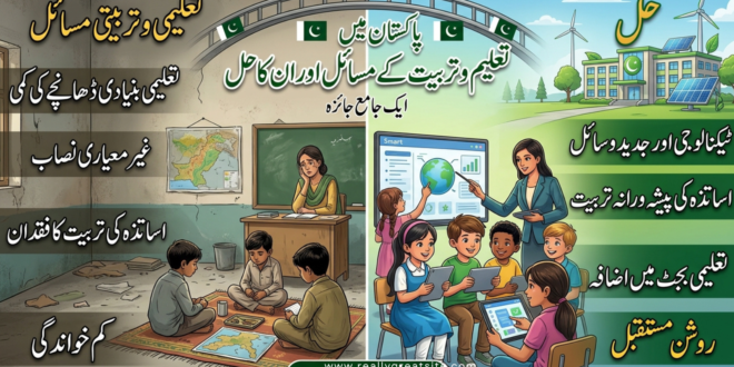 پاکستان میں تعلیم وتربیت کے مسائل