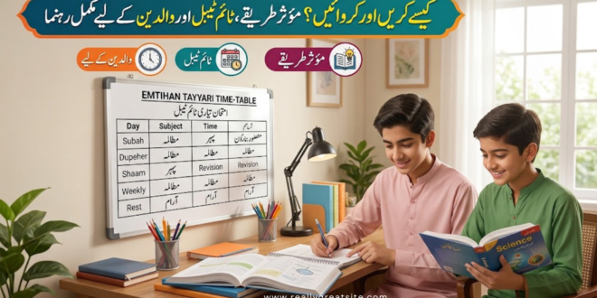 امتحان کی تیاری