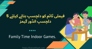 Indoor games for family